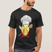 Restaurant Duck Chef Kitchen Cook Culinary Cooking T-shirt (Voorkant)