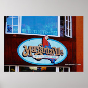 Restaurant en bar Margaritaville Poster