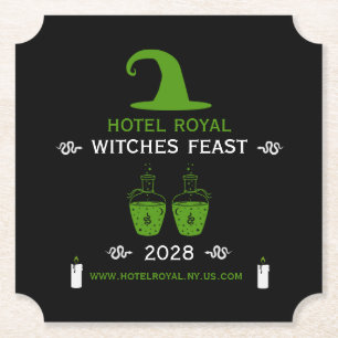 Restaurant en Hotel Halloween Meal Event Kartonnen Onderzetters