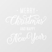 Restaurant en Kantoor Gelukkig Nieuwjaar Raamsticker (Vel)