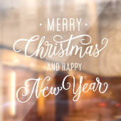 Restaurant en Kantoor Gelukkig Nieuwjaar Raamsticker (Vel 2)