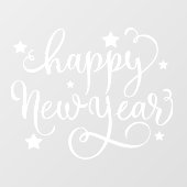 Restaurant en Kantoor Gelukkig Nieuwjaar Raamsticker (Vel)