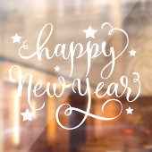 Restaurant en Kantoor Gelukkig Nieuwjaar Raamsticker (Vel 2)