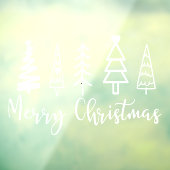 Restaurant en Kantoor kerstboom Raamsticker (Vel 3)