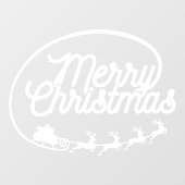 Restaurant en Kantoor kerstvakantie Raamsticker (Vel)