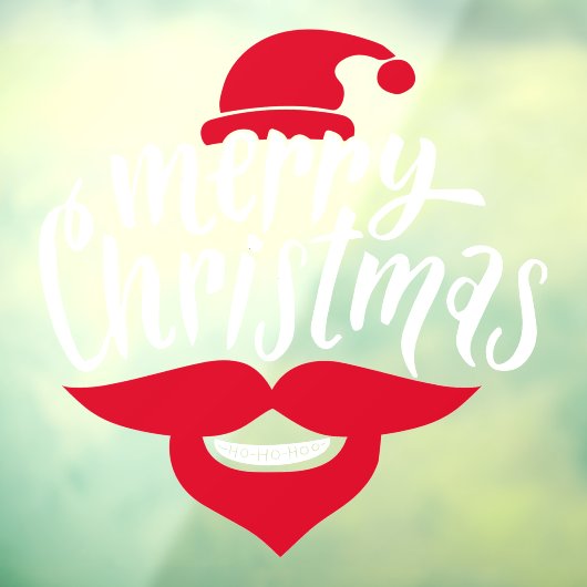 Restaurant en Kantoor kerstvenster vastklampen Raamsticker (Vel 3)