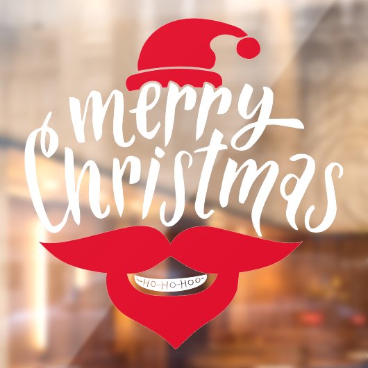 Restaurant en Kantoor kerstvenster vastklampen Raamsticker (Vel 2)