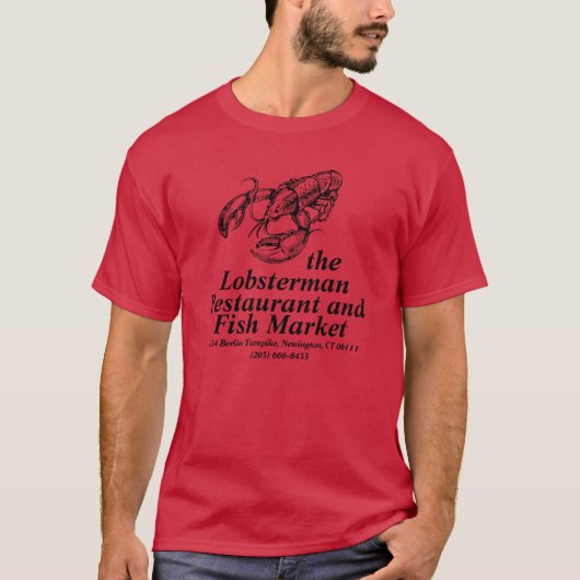Restaurant- en vismarkt t-shirt (Voorkant)