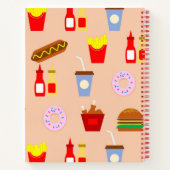 Restaurant Eten Maaltijd Drank Minimalistisch Noti Notitieboek (Achterkant)