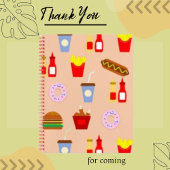 Restaurant Eten Maaltijd Drank Minimalistisch Noti Notitieboek