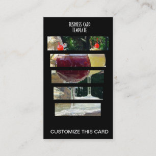 Restaurant Fancy Margarita Cocktails Visitekaartje