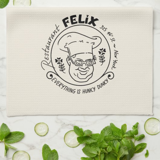 Restaurant Felix Theedoek (Gevouwen)