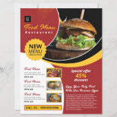 Restaurant Flyer Sjabloon (Voorkant)