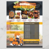 Restaurant Food Delivery Flyer Sjabloon (Voorkant)
