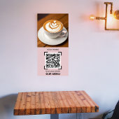 Restaurant Foto Scan QR Code Menu Bestelling Perfect Poster