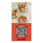 Restaurant Foto Scan QR Code Menu Bestelling Perfect Poster (Voorkant)