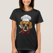 Restaurant German Boxer Chef Cook Kitchen Cooking T-shirt (Voorkant)