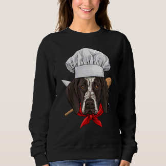 Restaurant German Shorthaired Pointer Chef Cooking Trui