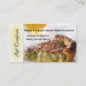 Restaurant Gift Certificate of Gift Voucher Kortingskaartje (Voorkant)