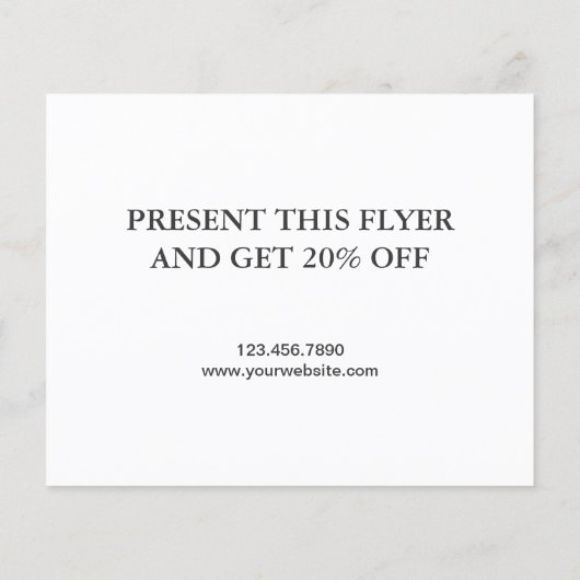 Restaurant Grand Opening Flyer (Achterkant)