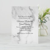 Restaurant Grand Opening marmer Kaart (Staand voorkant)