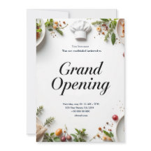 Restaurant Grand Opening Uitnodiging