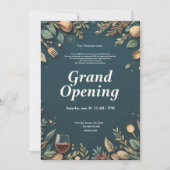 Restaurant Grand Opening Uitnodiging (Voorkant)