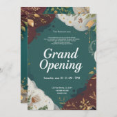 Restaurant Grand Opening Uitnodiging (Voorkant / Achterkant)