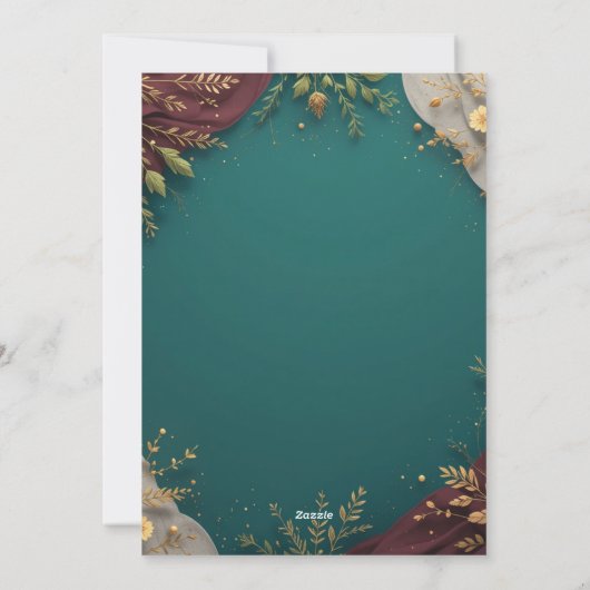 Restaurant Grand Opening Uitnodiging (Achterkant)