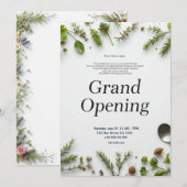 Restaurant Grand Opening Uitnodiging (Voorkant / Achterkant)