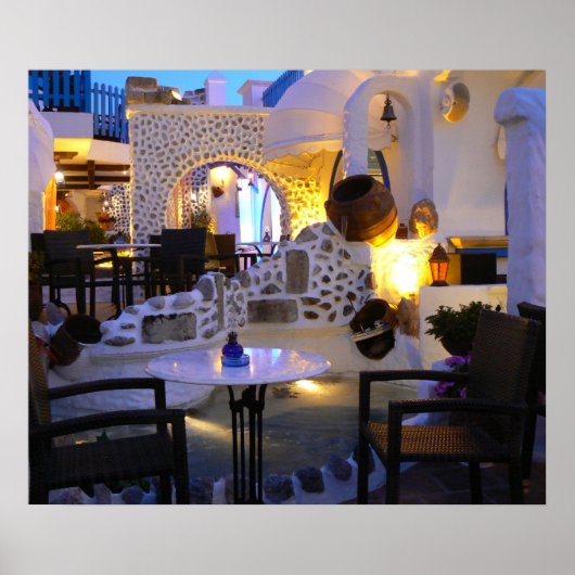 Restaurant Griekenland Poster (Voorkant)