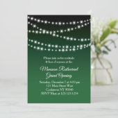 Restaurant grote opening Twinkle Lights donkergroe Kaart (Staand voorkant)