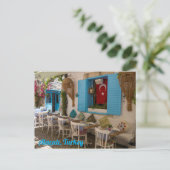 Restaurant in Alaçatı, Turkije Briefkaart (Staand voorkant)
