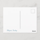 Restaurant in Alaçatı, Turkije Briefkaart (Achterkant)