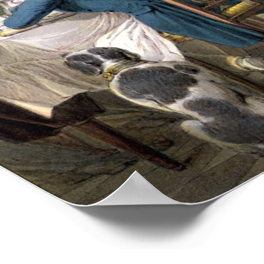 Restaurant in de Royal Palais, 1831 Poster (Hoek)