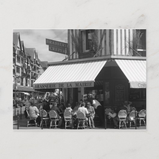 restaurant in Frankrijk Briefkaart (Voorkant)