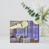 Restaurant in hotel briefkaart (Staand voorkant)