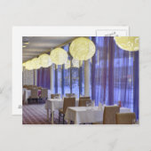 Restaurant in hotel briefkaart (Voorkant / Achterkant)
