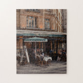 Restaurant in Parijs Legpuzzel (Verticaal)