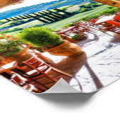 Restaurant in Toscane Wall Art Poster (Hoek)