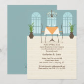 Restaurant Interieur Uitnodiging (Voorkant / Achterkant)