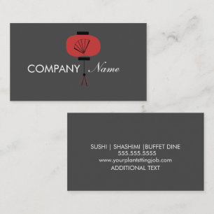 Restaurant Japan Aziatisch Logo Visitekaartje