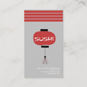 Restaurant Japan Aziatisch Sushi Logo Visitekaartj Visitekaartje