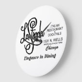 Restaurant La Strada, Oude Stad, Chicago, IL Grote Klok (Hoek)