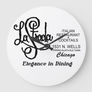 Restaurant La Strada, Oude Stad, Chicago, IL Grote Klok