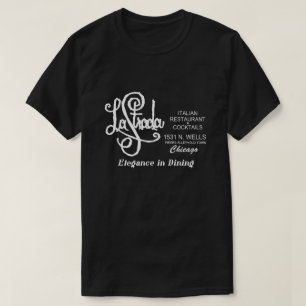 Restaurant La Strada, Oude Stad, Chicago, IL T-shirt