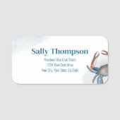 Restaurant Medewerker Vis en zeevruchten Naam Tag (Voorkant)