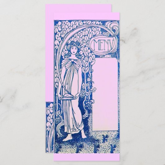 RESTAURANT MENU 2 RACKKAART (Voorkant / Achterkant)