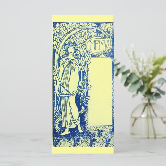 RESTAURANT MENU 2 RACKKAART (Staand voorkant)