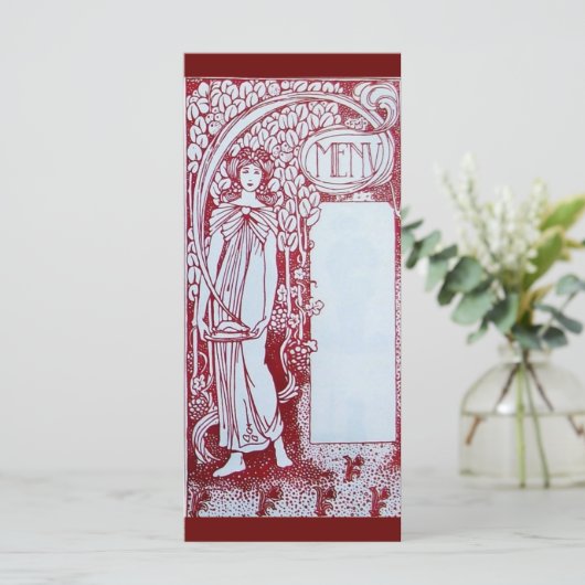 RESTAURANT MENU 2 RACKKAART (Staand voorkant)